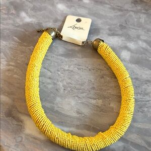 Lovisa Sunny Yellow Beaded Necklace